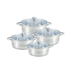 Set de Marmites en Inox 4 Pieces