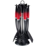 Set d'Ustensile de Cuisine 7 Pieces Rouge
