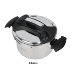 Cocotte Minute Inox avec Interieur Pierre 8 Litres