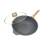 Poele Wok 32cm Revetement Antiadhesif