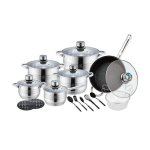 Batterie de Cuisine 20 Pieces en Inox