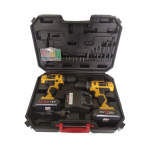 Kraft World Coffret Visseuse Perceuse sans-fil 18V Li-ion